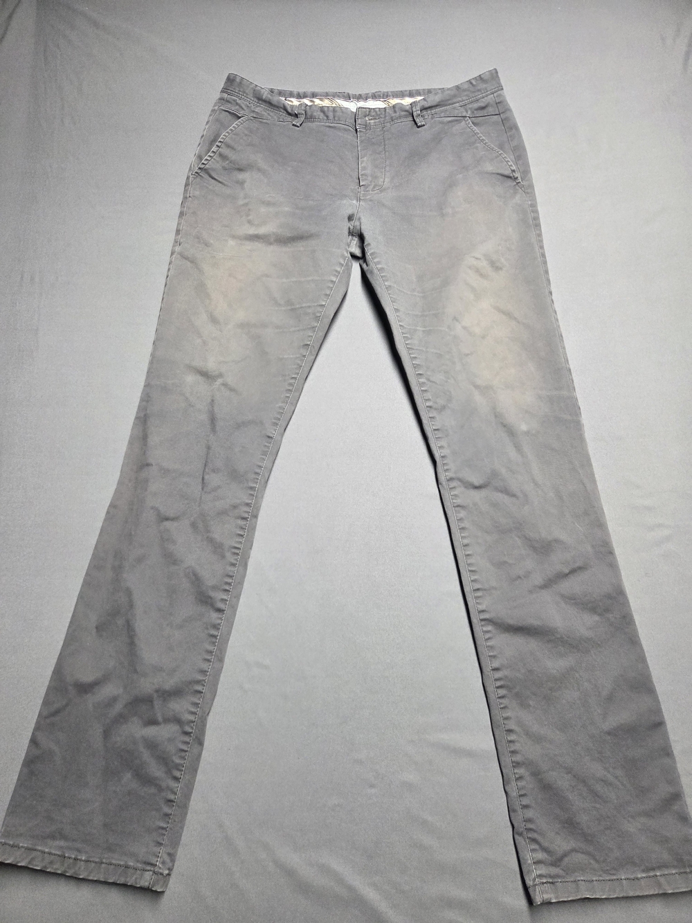 Polo Sport Ralph Lauren Men’s Chino Pants Size 34 Grey Vintage Trouser AS IS